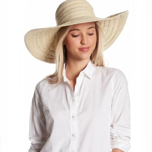 Melrose and Market NWT HELLO BEACHES Floppy Hat OS - Picture 7 of 7